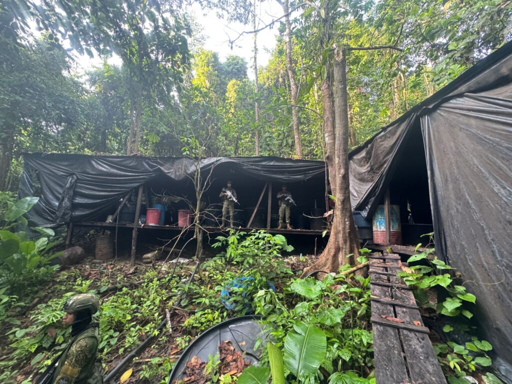 Golpe al narcotráfico en Nariño: destruyen laboratorio de cocaína y afectan finanzas criminales en más de $2.400 millones