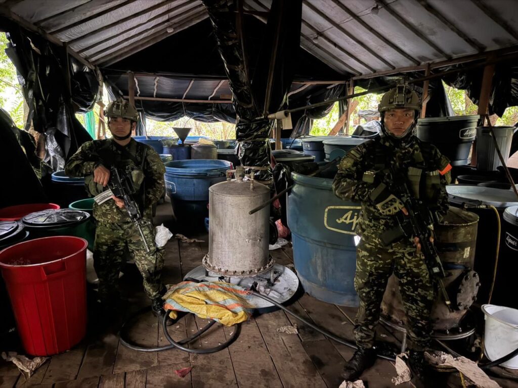 Golpe al narcotráfico en Nariño: destruyen laboratorio con más de 1,7 toneladas de cocaína